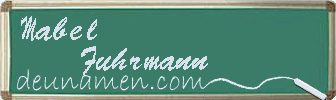 Mabel Fuhrmann Visitenkarte